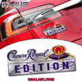 Crown Royal Whiskey Edition Custom 3D Car Badge Sticker