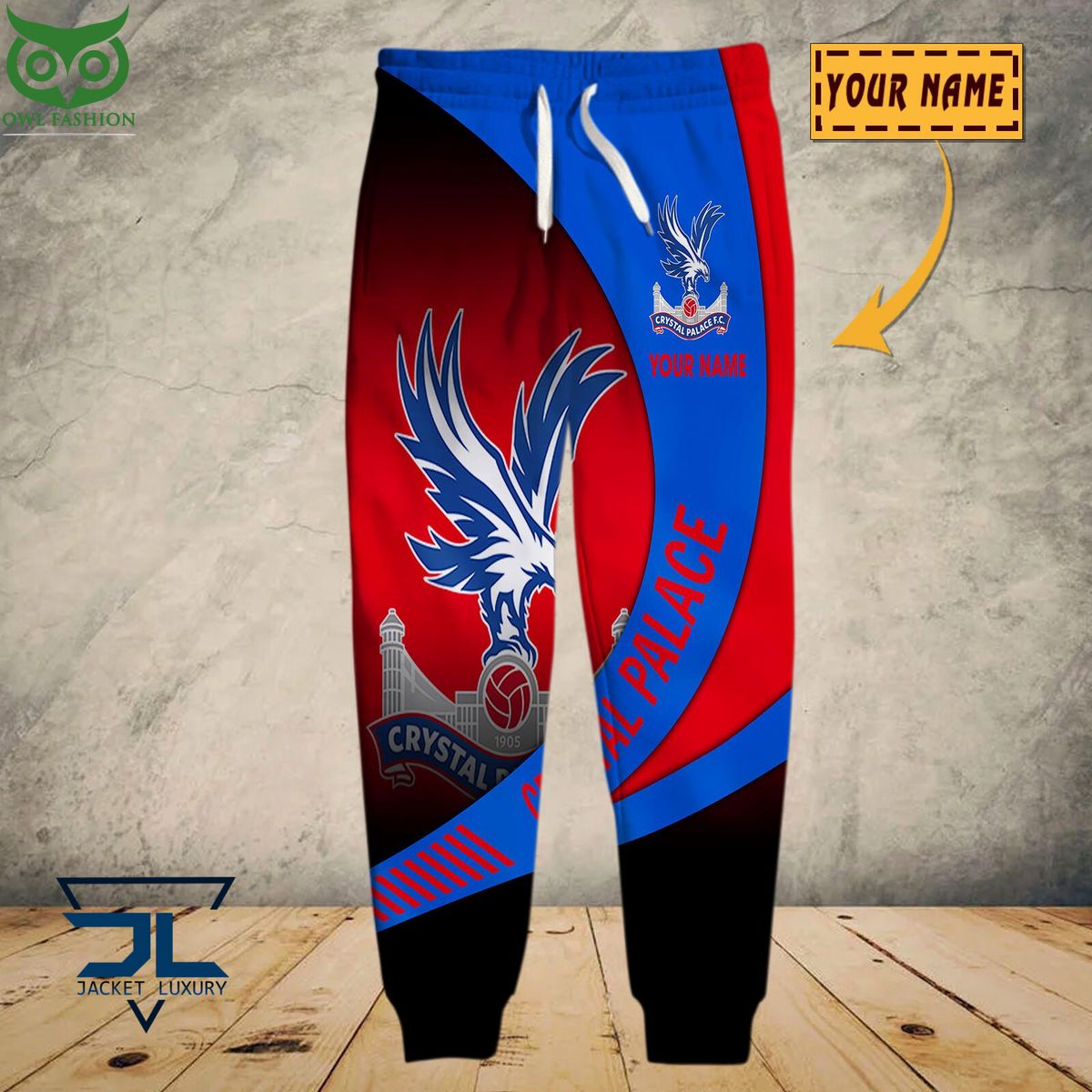 Crystal Palace F.C Premier League 2023 Customized 3D Polo Tshirt