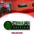 Cthulhu Edition Laser Engraved Car Name Badge