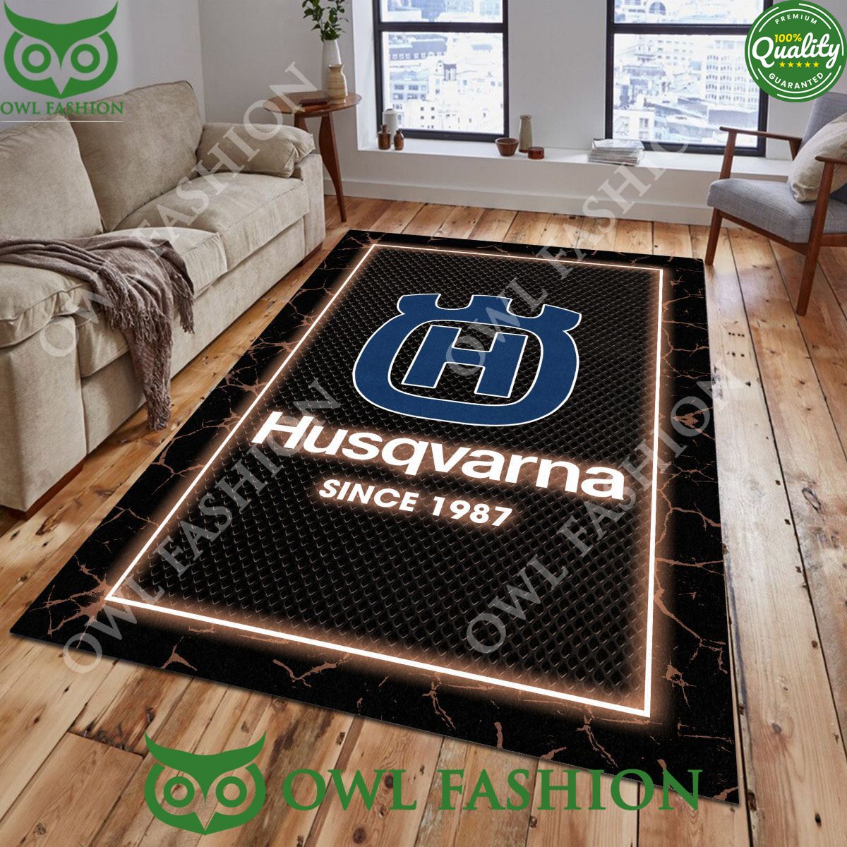 Custom color Husqvarna pioneering manufacturer carpet rug for living room