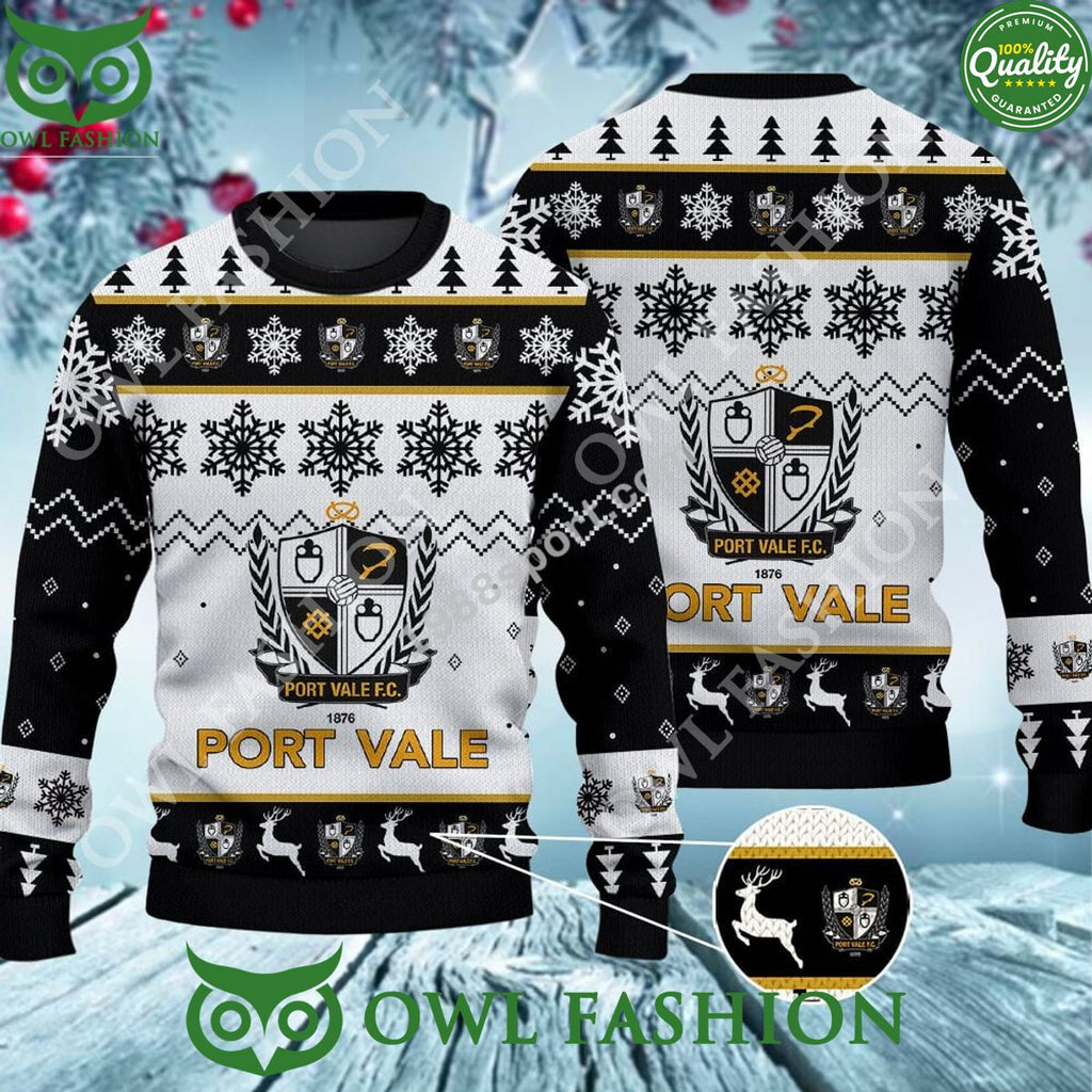 Custom Color Port Vale Ugly Sweater Jumper