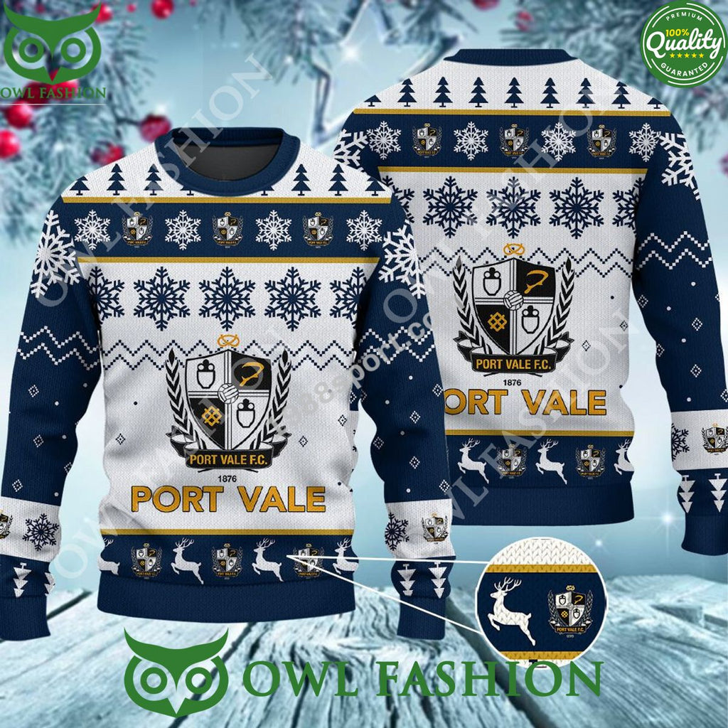Custom Color Port Vale Ugly Sweater Jumper