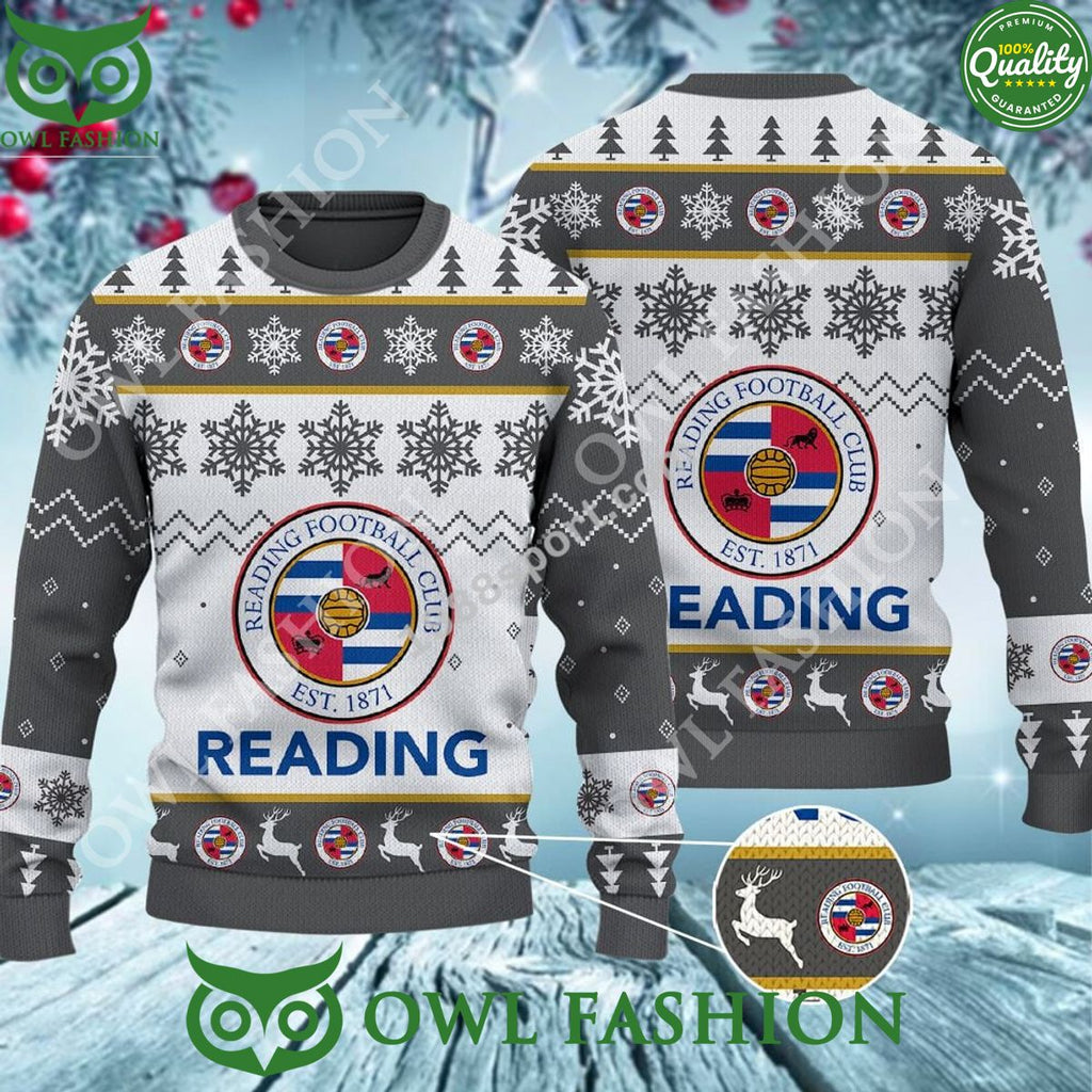 Custom Color Reading Football Club Ugly Sweater Jumper