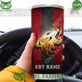 Custom Name Arizona Coyotes NHL Old Metal Tumbler