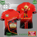 Custom name Bayer Leverkusen Die Werkself 3D Red t shirt