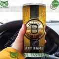 Custom Name Boston Bruins NHL Old Metal Tumbler