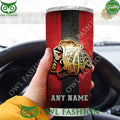 Custom Name Chicago Blackhawks NHL Old Metal Tumbler