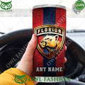 Custom Name Florida Panthers NHL Old Metal Tumbler
