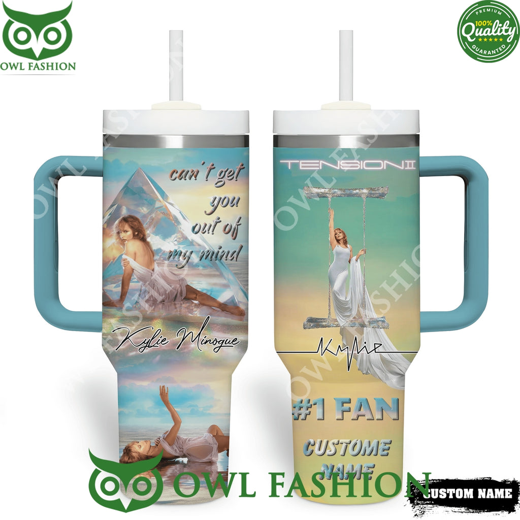 Custom Name Kylie Minogue Number 1 Fan Tumbler Cup