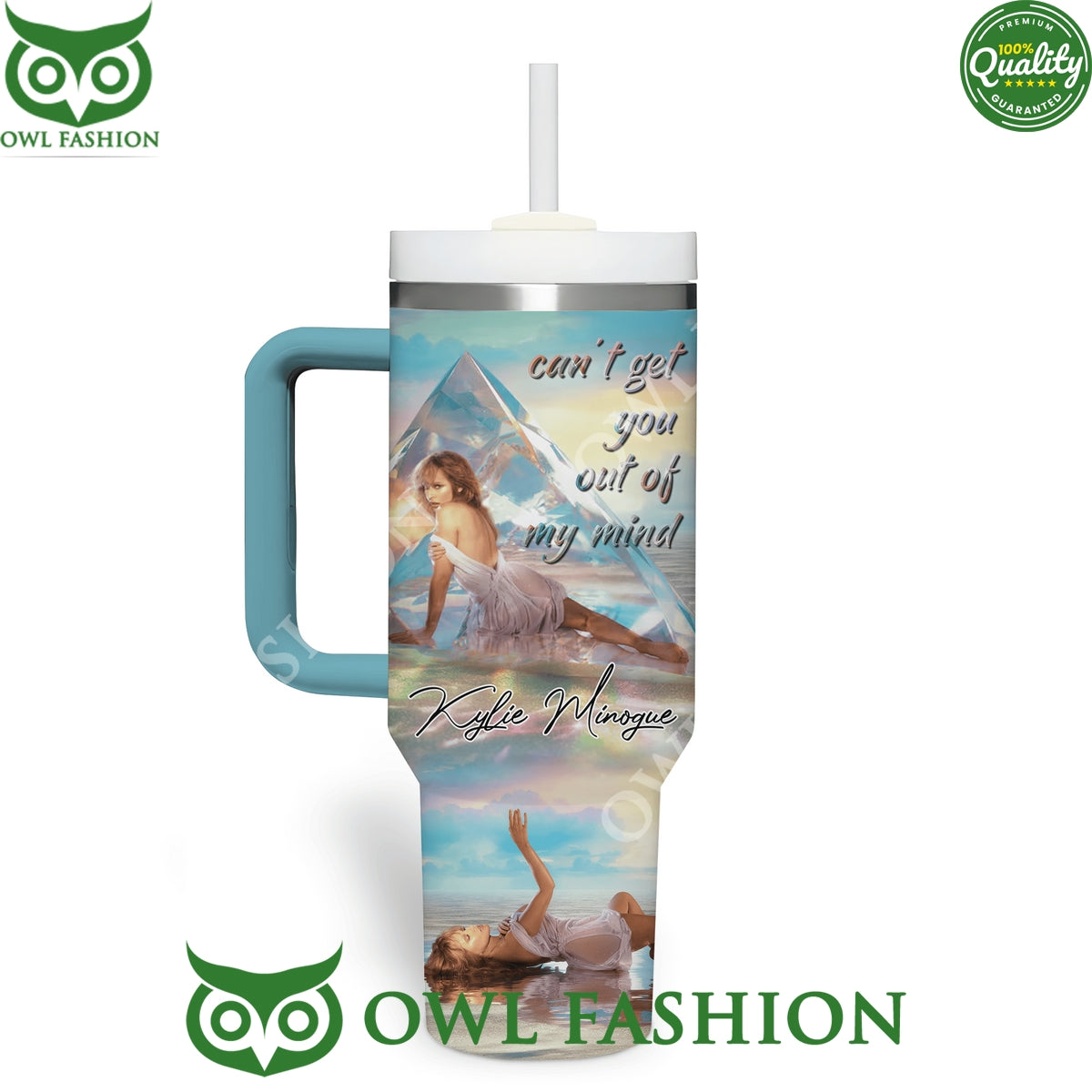 Custom Name Kylie Minogue Number 1 Fan Tumbler Cup
