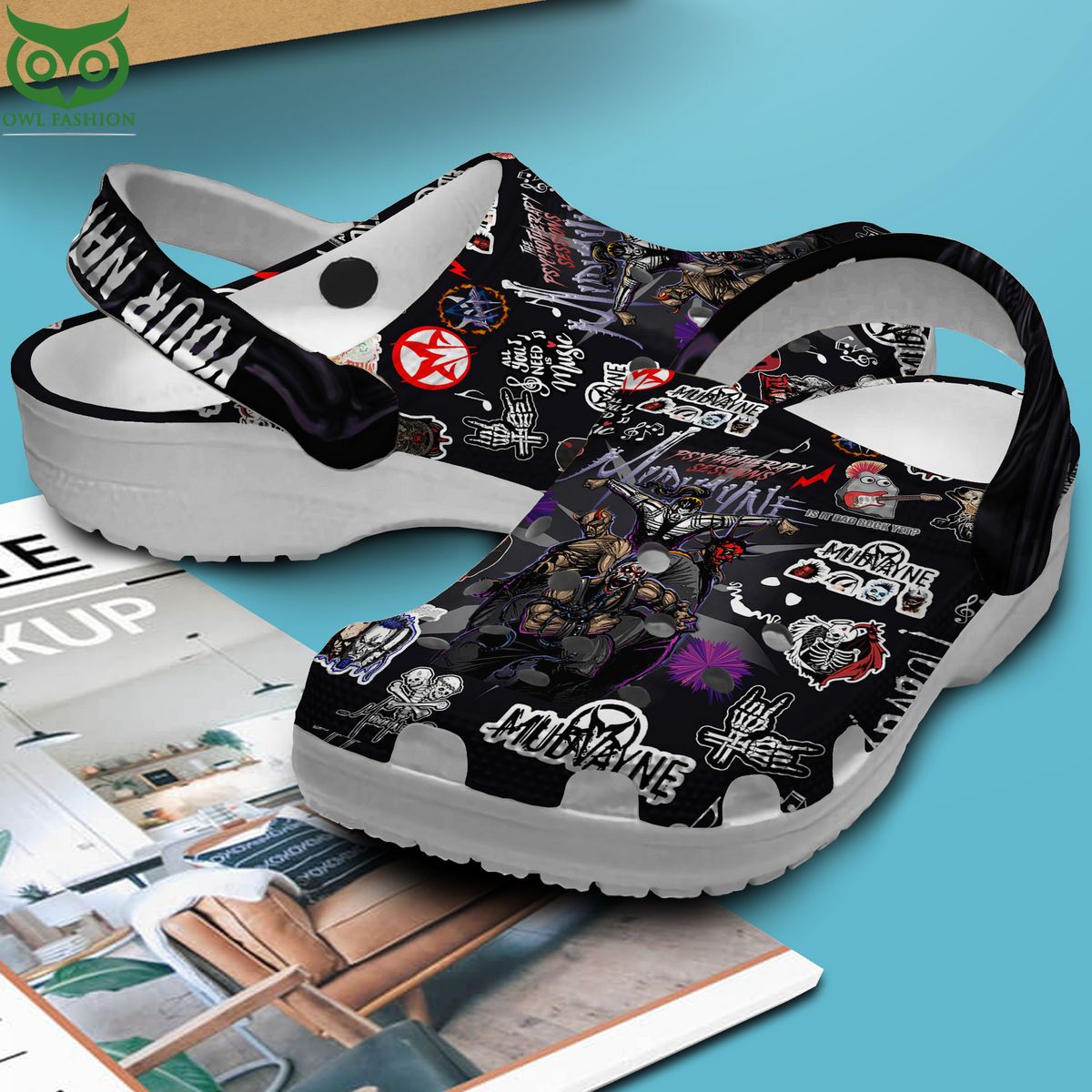 Custom Name Mudvayne The Psychotherapy Sessions Clogs