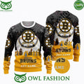 Custom Name NHL Boston Bruins Special Christmas Sweater Jumper