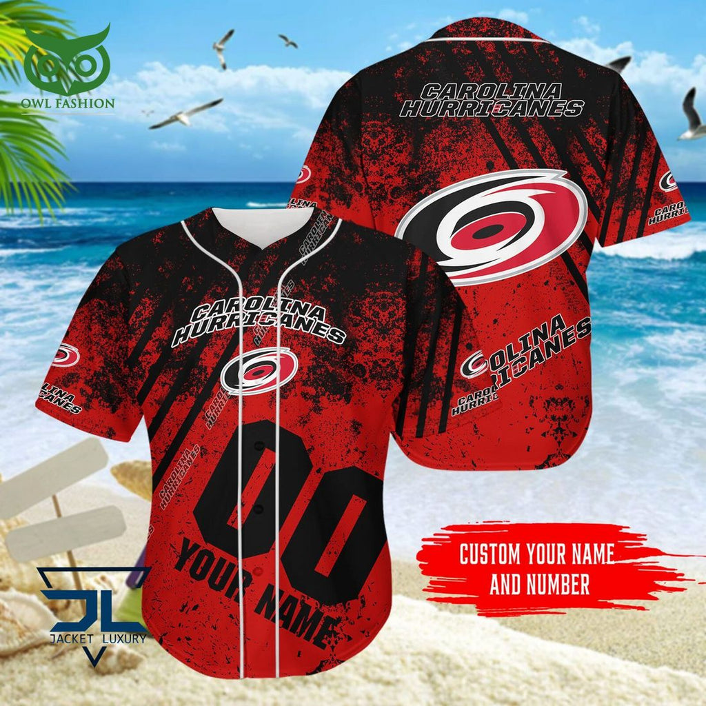 Custom Name Number Carolina Hurricanes NHL Hawaiian Shirt