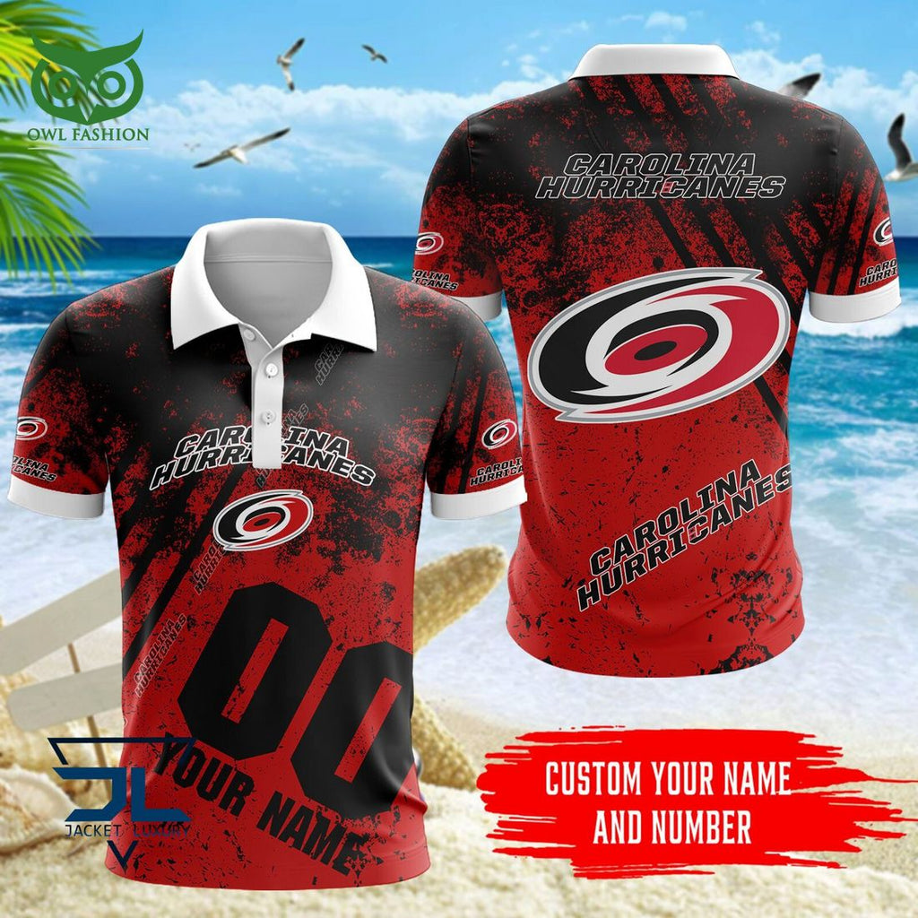 Custom Name Number Carolina Hurricanes NHL Hawaiian Shirt