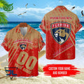 Custom Name Number Florida Panthers NHL Hawaiian Shirt