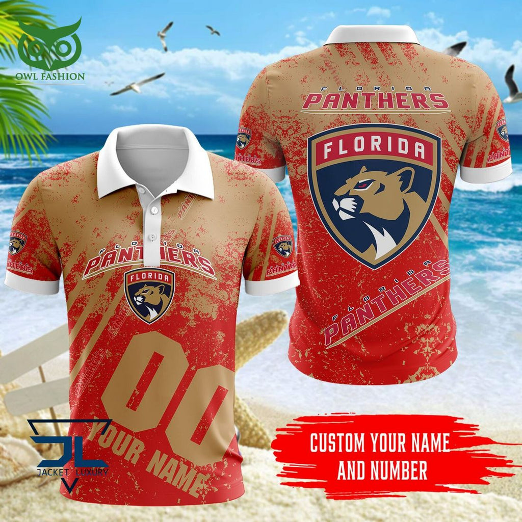 Custom Name Number Florida Panthers NHL Hawaiian Shirt