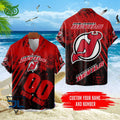 Custom Name Number New Jersey Devils NHL Hawaiian Shirt