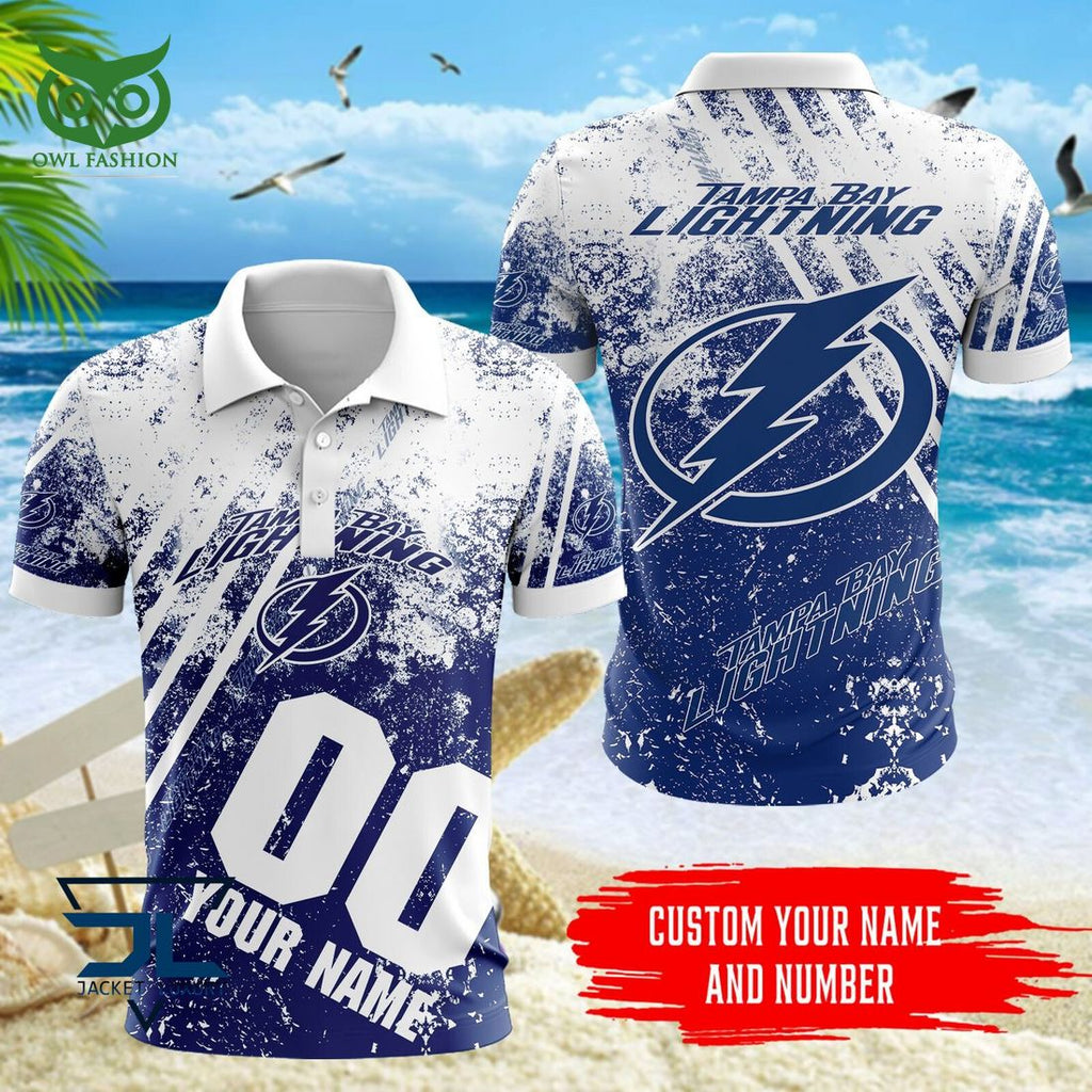 Custom Name Number Tampa Bay Lightning NHL Hawaiian Shirt