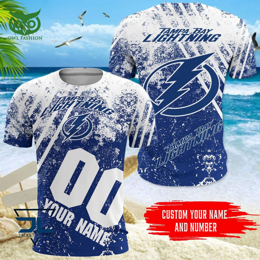 Custom Name Number Tampa Bay Lightning NHL Hawaiian Shirt