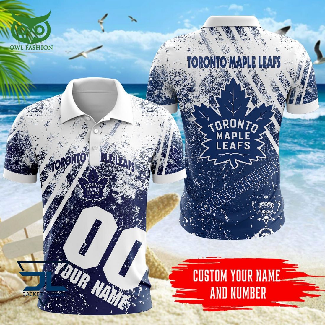 Custom Name Number Toronto Maple Leafs NHL Hawaiian Shirt