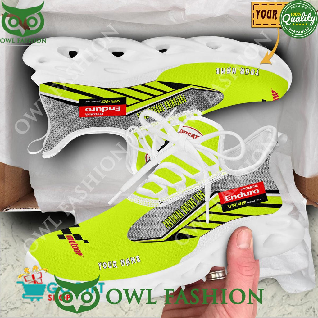 Custom Name Pertamina Enduro VR46 Racing Team 2024 MotoGPmax soul shoes