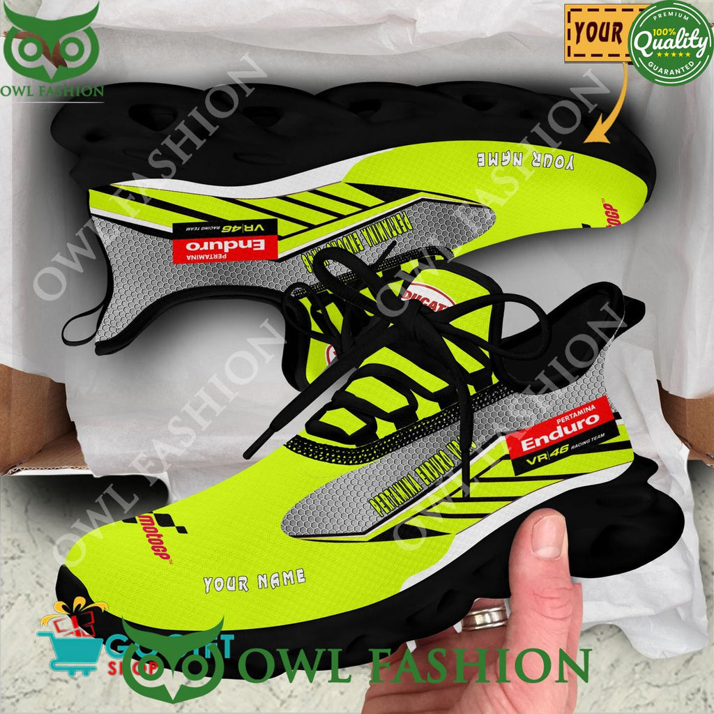 Custom Name Pertamina Enduro VR46 Racing Team 2024 MotoGPmax soul shoes