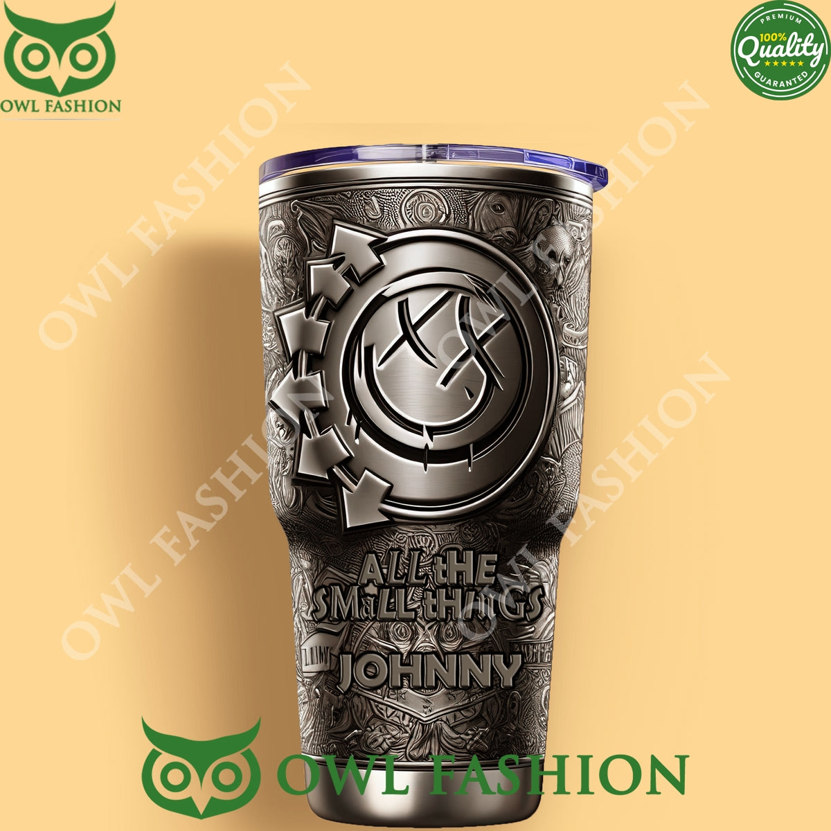 Custom name Rabbit Funny Blink 182 all the small things tumbler