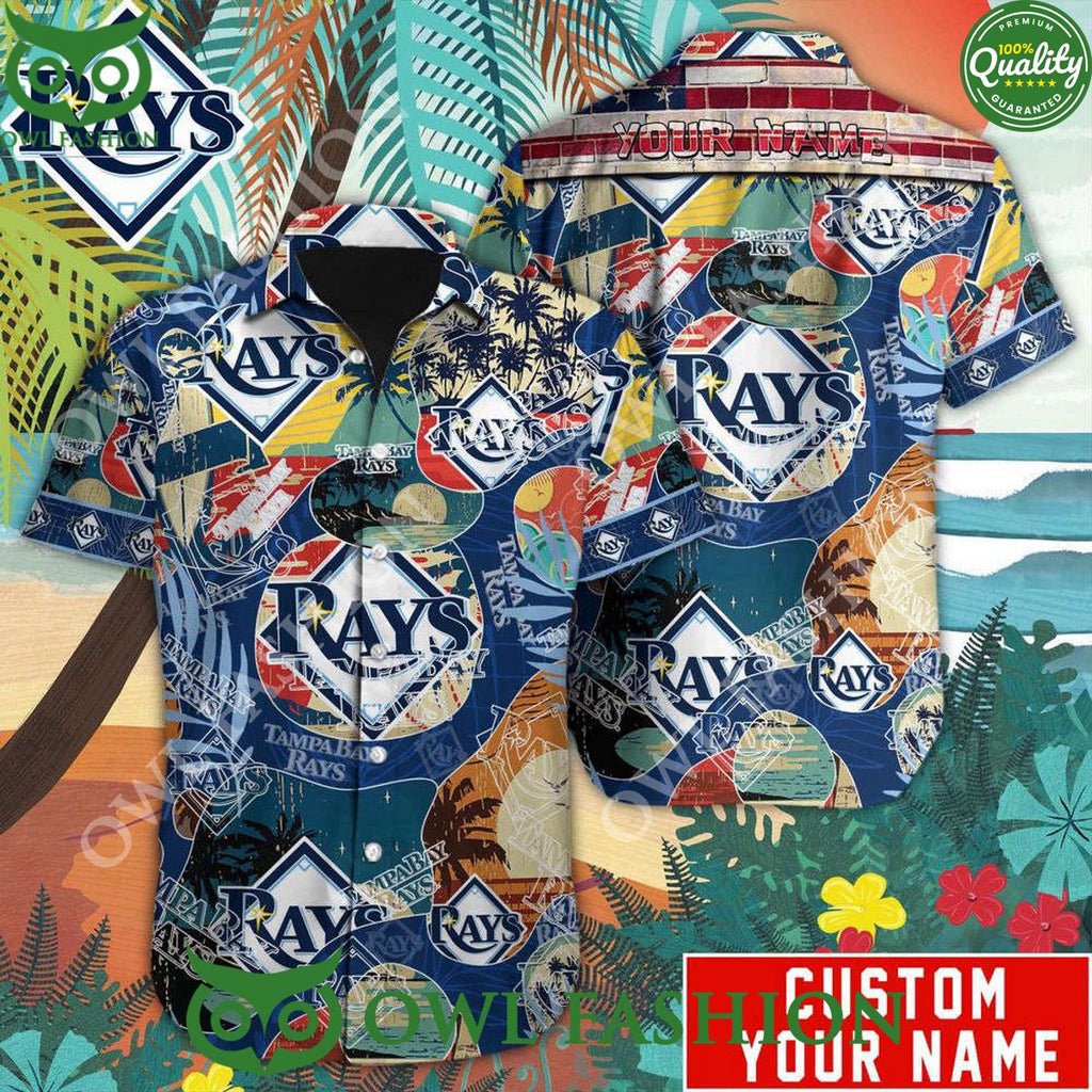 Customized Tampa Bay Rays MLB Championship Hawaii Shirt