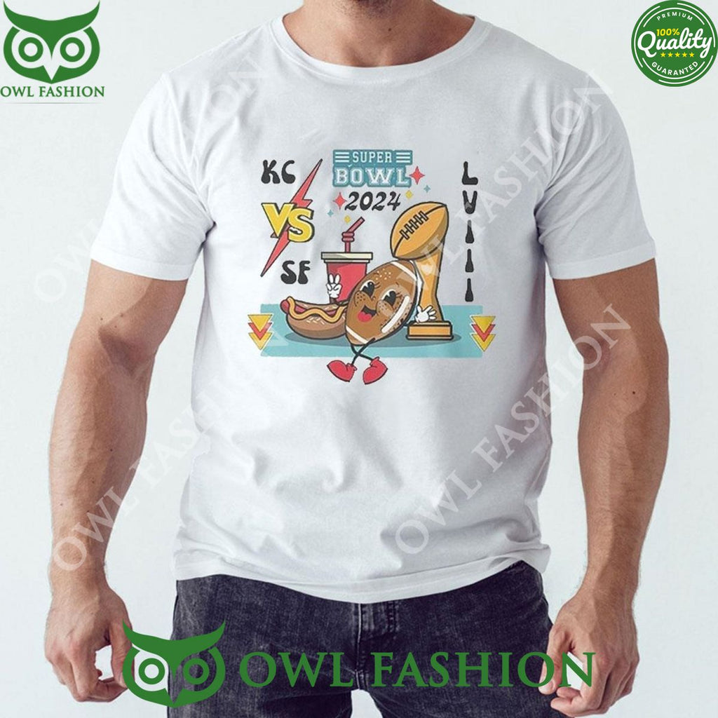 Cute 2024 Superbowl Kc Chiefs Vs Sf 49ers t Shirt