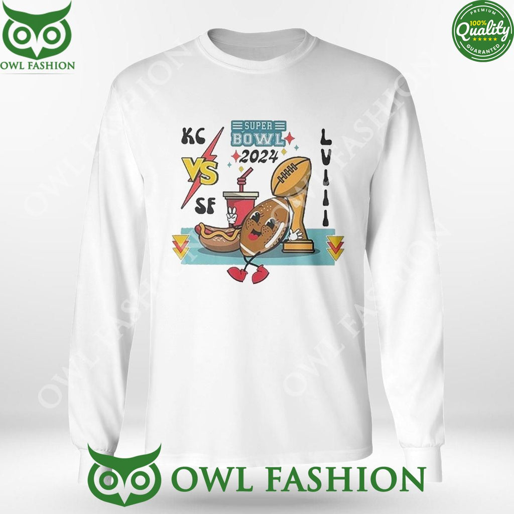 Cute 2024 Superbowl Kc Chiefs Vs Sf 49ers t Shirt