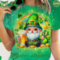 Cute St. Patrick Gnome Crew Neck Limited Tshirt