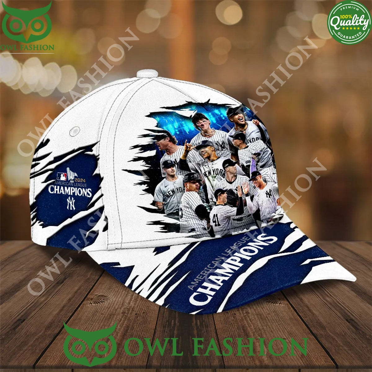 American League Champions New York Yankees Baseball Classic Cap