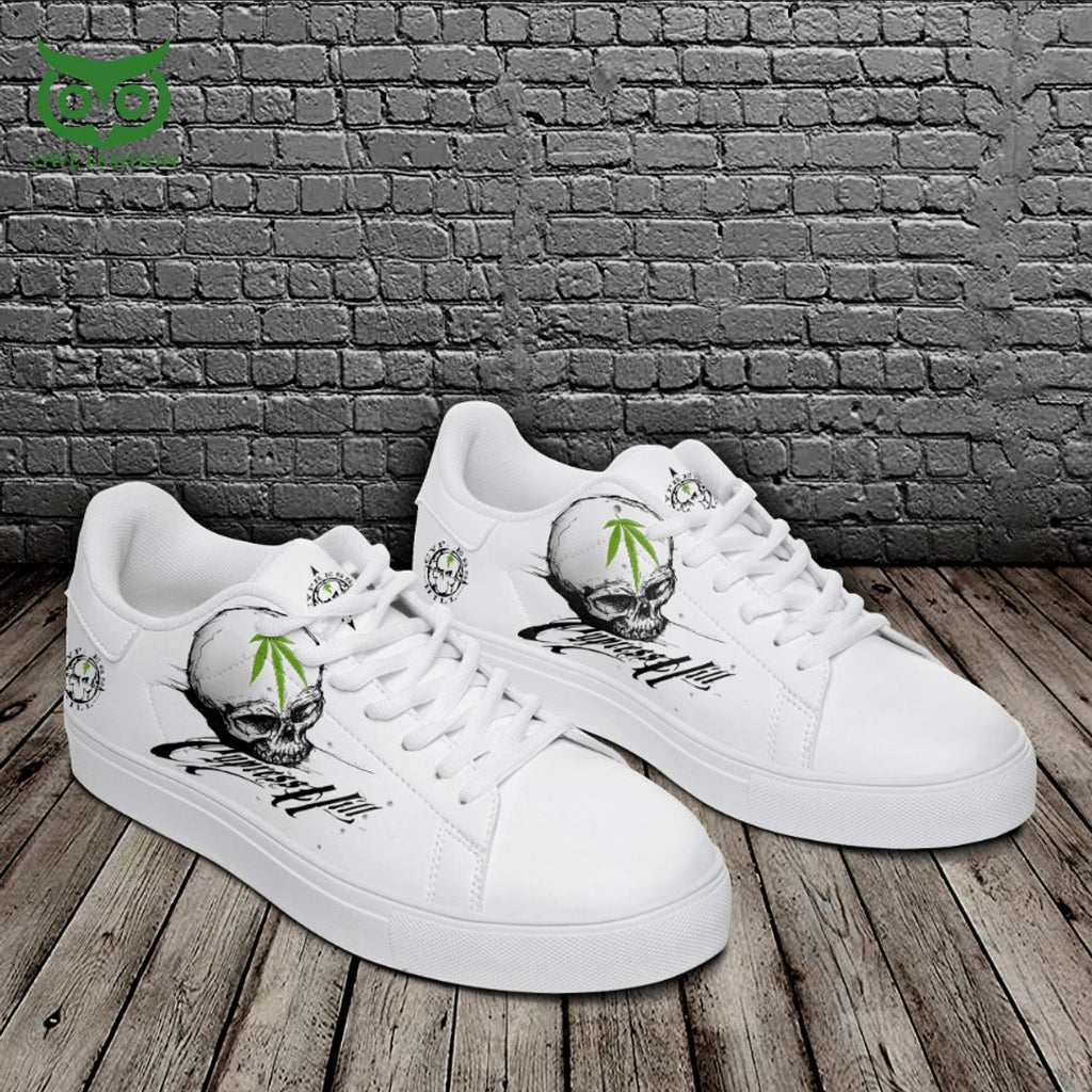 Cypress Hill Skull Grass 3D Printed Stan Smith Shoes