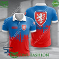 Czech Republic Football Champion UEFA Euro Customized 3d Polo