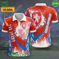 Czech Republic National Football Team Euro Customized 3D Polo shirt