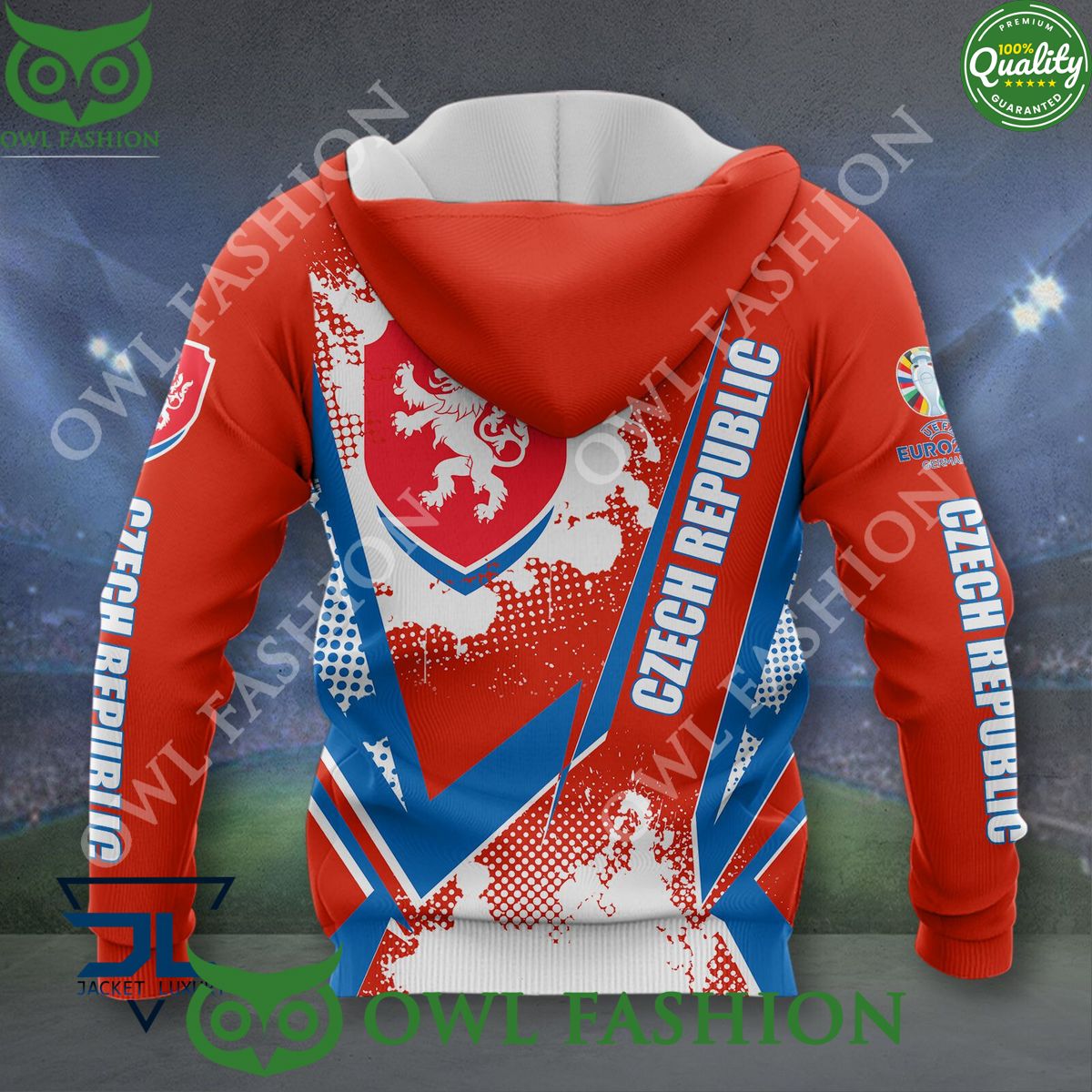 Czech Republic National Football Team Euro Customized 3D Polo shirt