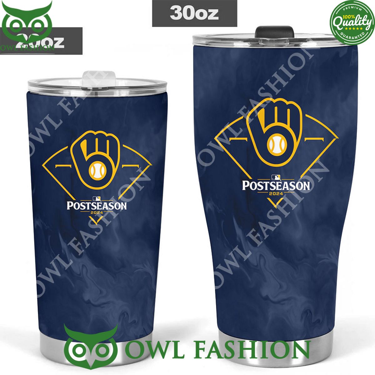 Milwaukee Brewers American Baseball Team 2024 Tumbler Cup