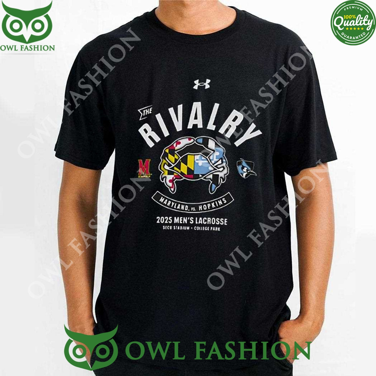 The Rivalry Maryland Terrapins Vs Johns Hopkins Blue Jays 2025 Performance t Shirt