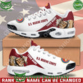 Custom name US Marine Corps Bulldog Red Sport Air max shoes