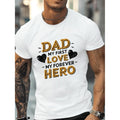 dad hero love heart pure cotton mens Lightsaber brand shirt fit white -1 Hoodie, Sweatshirt | RetroVerseTees.com