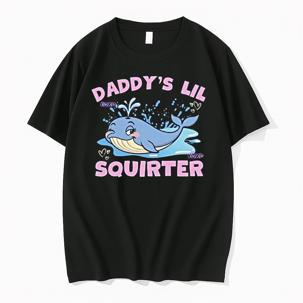 Daddys Lil Squirter Whale Funny Ocean 0 Tshirts Sweater