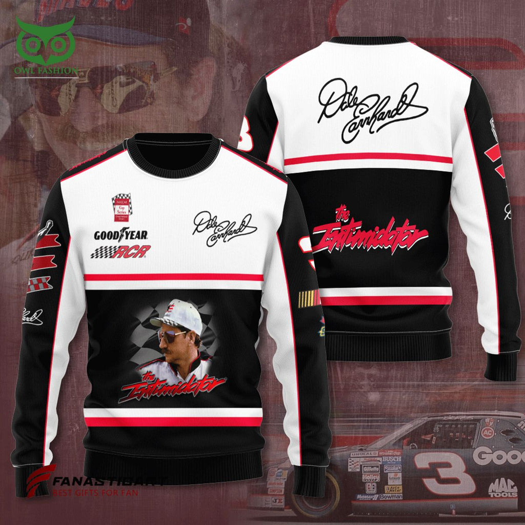Dale Earnhardt The Intimidator 3D Hoodie Tshirt Longsleeve
