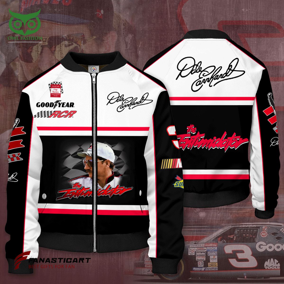 Dale Earnhardt The Intimidator 3D Hoodie Tshirt Longsleeve