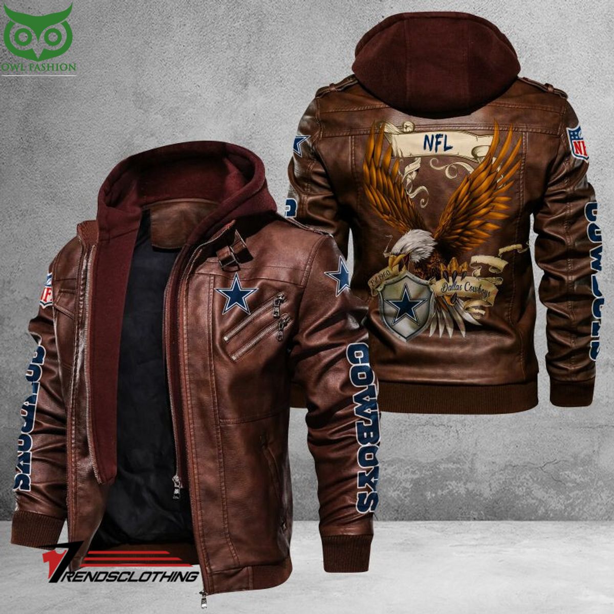 Dallas Cowboys Trending 2D Leather Jacket