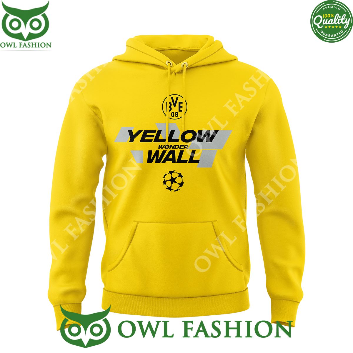 Damn Right Champions League 2024 Playoff Yellow Wonder Wall Borussia Dortmund fan Win or lose t Shirt