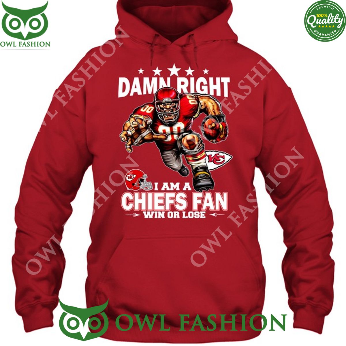 Damn Right Kansas City Chiefs Fan Win or lose t shirt