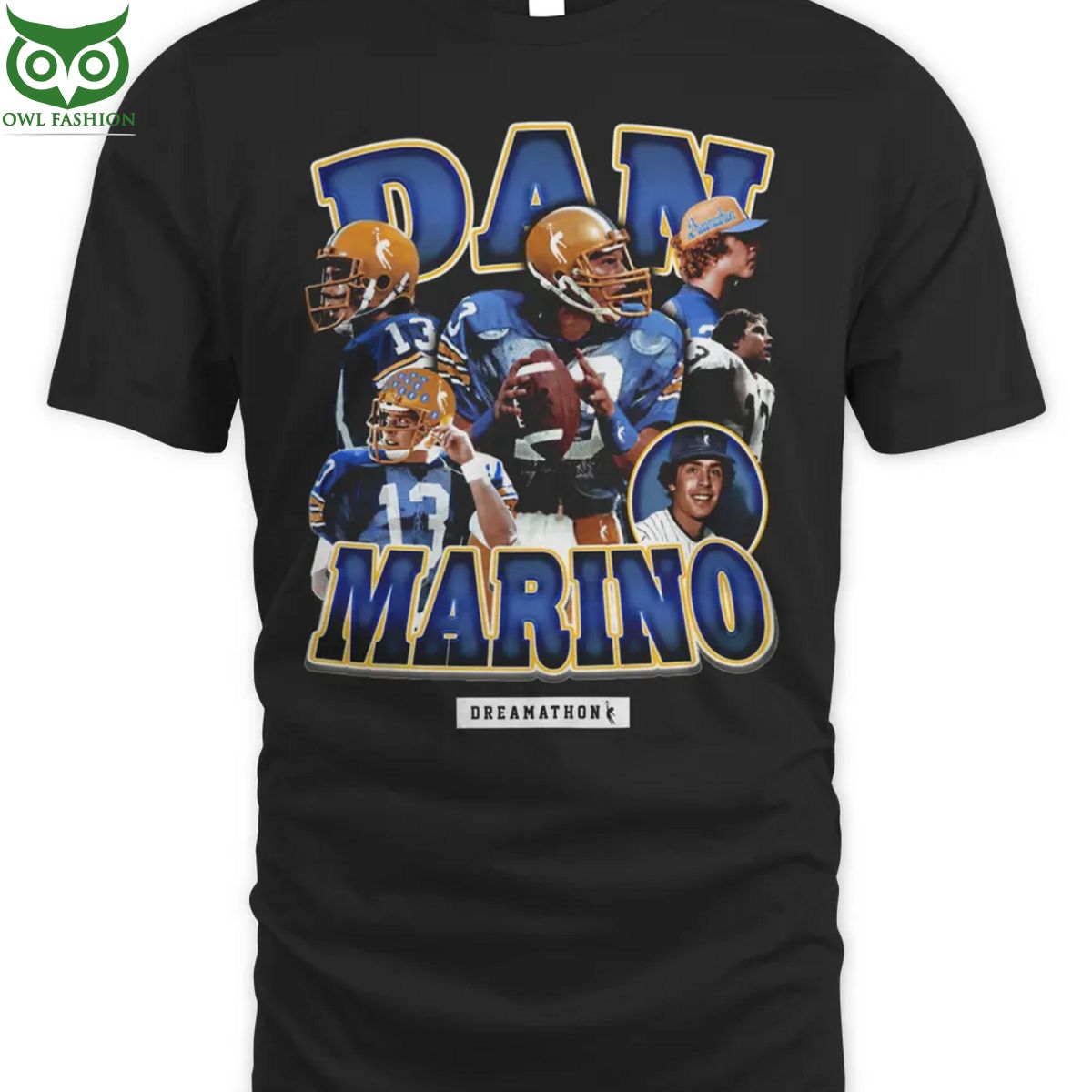 Dan Marino Pitt Panthers Vintage T Shirt Shop Owl Fashion