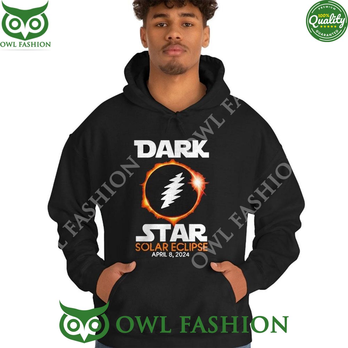 Dark Star Solar Eclipse April 8 2024 Hoodie Shirt