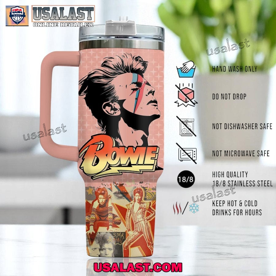 David Bowie Inspired Stanley 40oz Tumbler