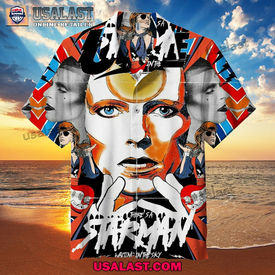 David Bowie There’s A Starman Hawaiian Shirt